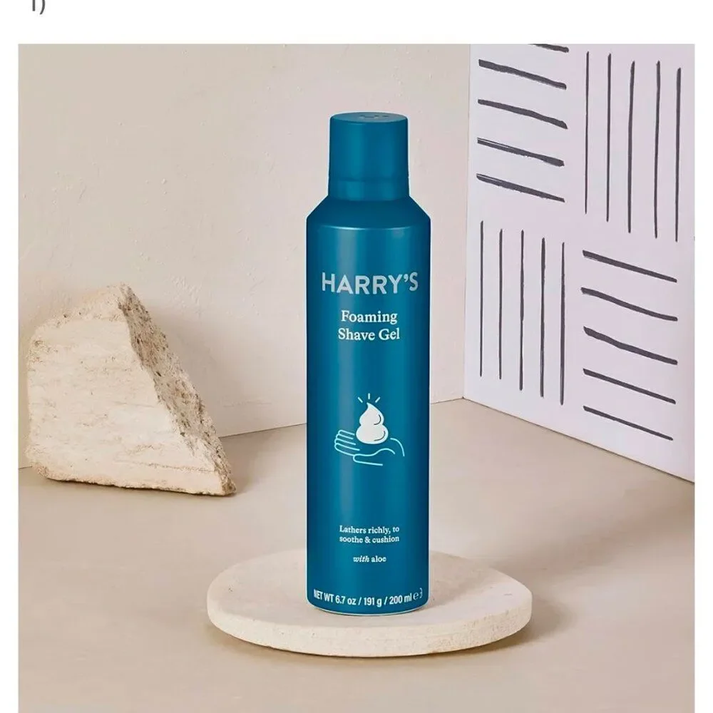 NEW Harry's Foaming Shave Gel with Aloe 6.7oz